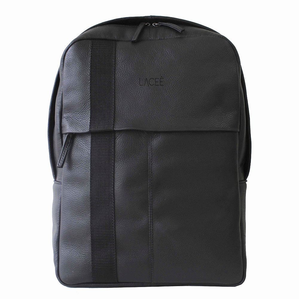 Mochila de Couro Turin Floater Preta - Couro Nobre