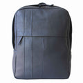 Mochila de Couro Turin Marinho - Couro Nobre