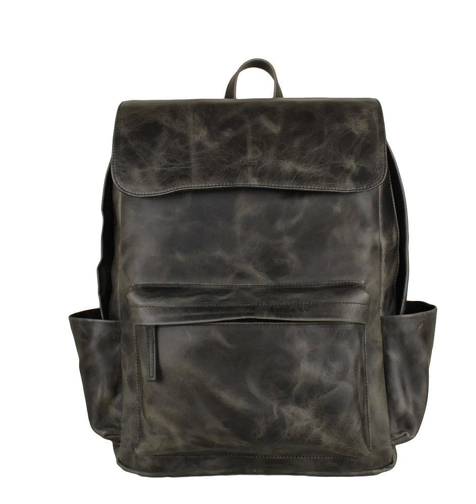 Mochila de Couro Nômade Black - Couro Nobre