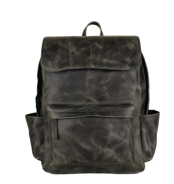 Mochila de Couro Nômade Black - Couro Nobre
